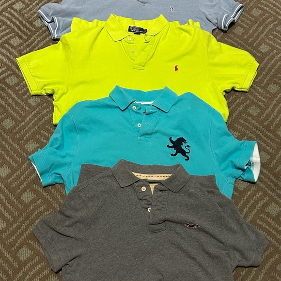 Hollister vintage 90’s lot of 4 polo shirts - Picture 1 of 14